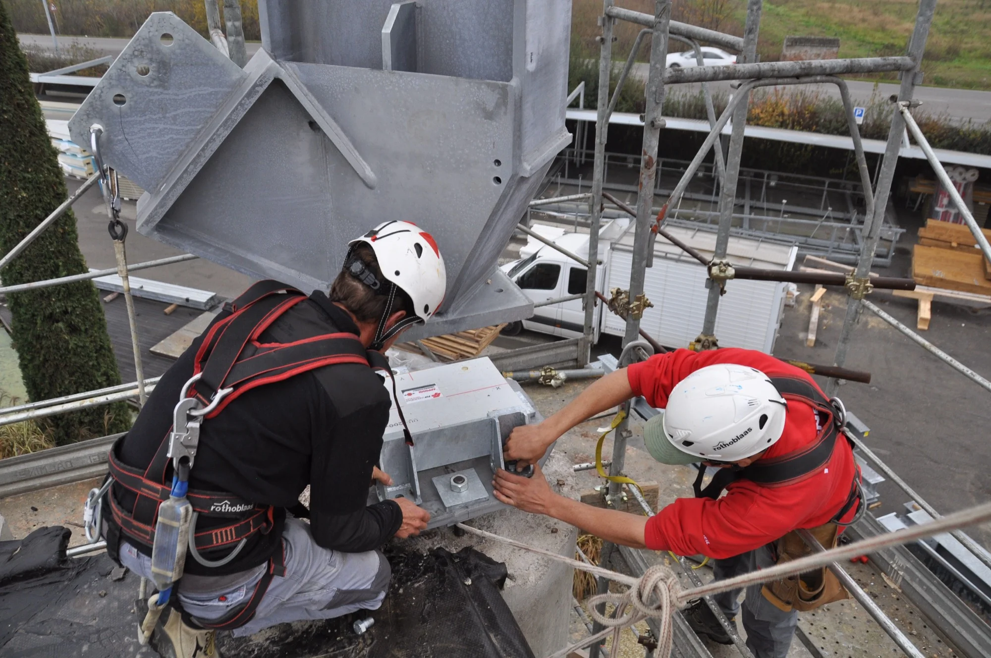 Cantiere struttura in legno